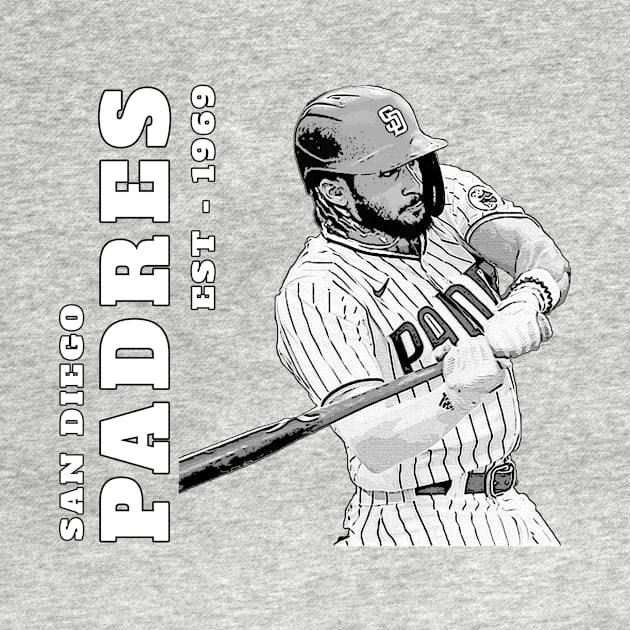 San Diego Padres - EST 1969 by elmejikono